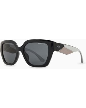ARMANI EXCHANGE Square Sunglasses - White