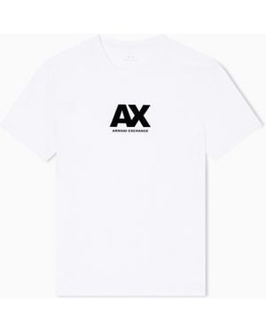 ARMANI EXCHANGE T-Shirt Regular Fit - Bianco