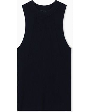 ARMANI EXCHANGE Round-Neck Top - Blue