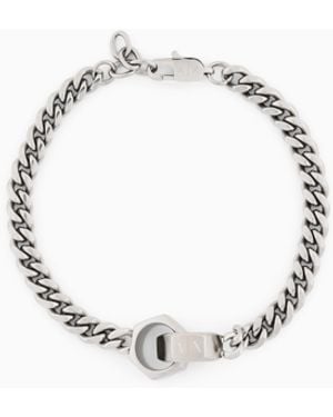 ARMANI EXCHANGE Stainless Steel Id Bracelet - White