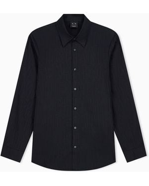 ARMANI EXCHANGE Regular Fit Shirt - Blue