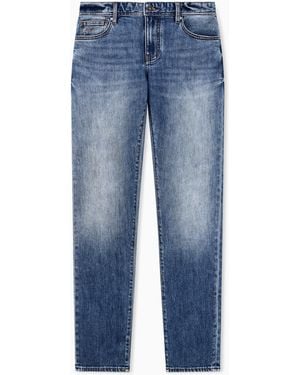 ARMANI EXCHANGE Skinny-Fit Five-Pocket Trousers - Blue