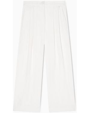 ARMANI EXCHANGE Classic Recycled Twill Trousers - White