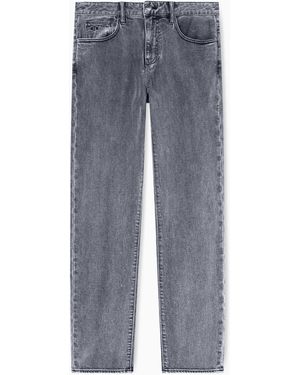 ARMANI EXCHANGE Slim Fit Jeans Stretch Denim Delicate Wash - Grey
