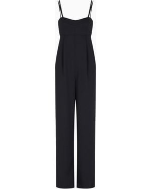 ARMANI EXCHANGE Tuta Lunga Con Spalline Sottili Asv - Blu