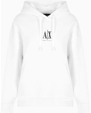 ARMANI EXCHANGE Hoodies - White