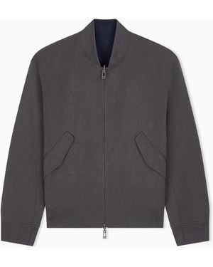 ARMANI EXCHANGE Cazadora Crossover De Tejido Con Corte Regular - Gris