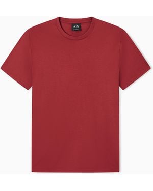 ARMANI EXCHANGE Slim Fit T-Shirt - Red