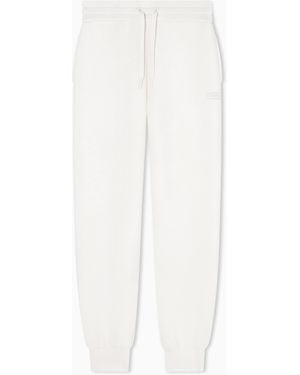 ARMANI EXCHANGE Viscose Scuba Fabric Trousers - White