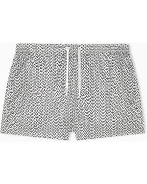 ARMANI EXCHANGE Traje De Baño Con El Logo De Ax - Gris