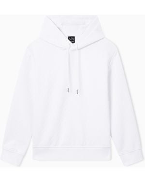 ARMANI EXCHANGE Stretch Jacquard Hoodie - White