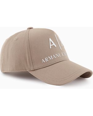 ARMANI EXCHANGE Hut Mit Schirm Mit Logo - Natur