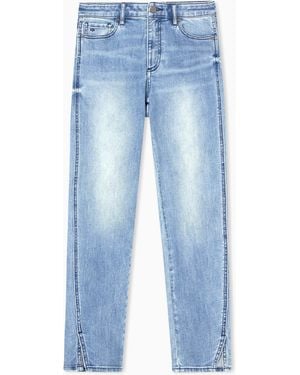 ARMANI EXCHANGE Pantalones Vaqueros Súper Ajustados En Denim Elástico Índigo - Azul