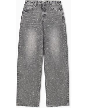 ARMANI EXCHANGE Oversized 5-Pocket Jeans - Grey