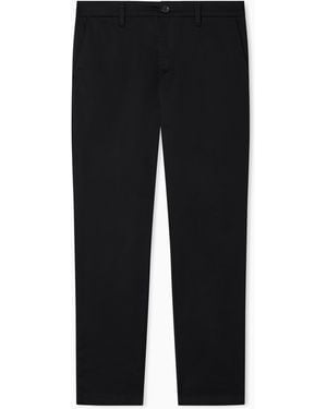 ARMANI EXCHANGE Cotton Poplin Chino Trousers - Blue