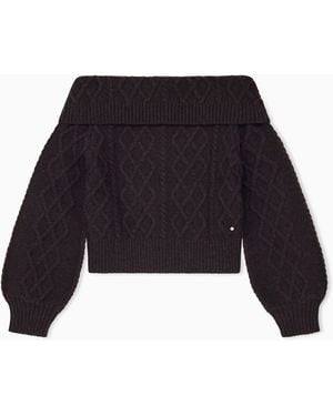 ARMANI EXCHANGE Pullover A Vestibilità Regolare - Nero