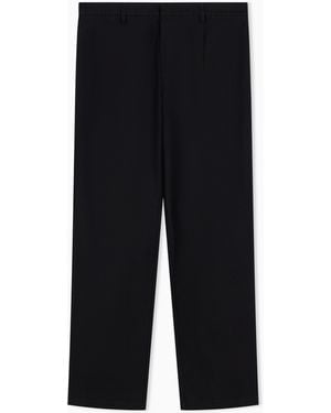 ARMANI EXCHANGE Pantalón Up For Party De Tejido Canneté De Algodón - Negro