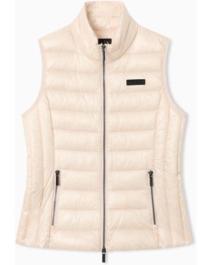 ARMANI EXCHANGE Slim-Fit Down Vest - Natural