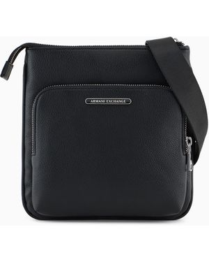 ARMANI EXCHANGE Borsa A Tracolla Piatta - Nero
