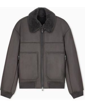 ARMANI EXCHANGE Giubbino Blouson Vestibilità Regolare - Grigio