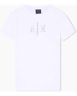 ARMANI EXCHANGE Regular Fit T-Shirt - White