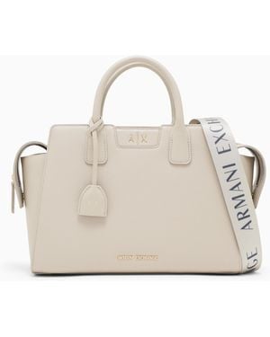 ARMANI EXCHANGE Tote Bag - Natural