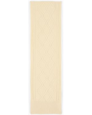 ARMANI EXCHANGE Scarf Regular Fit Knitted - White