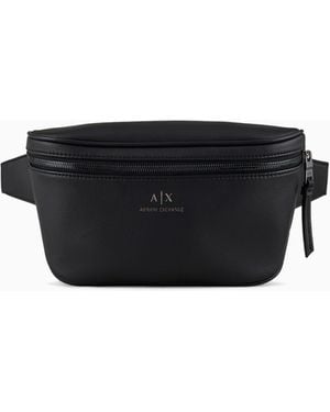 ARMANI EXCHANGE Logo Pouch - Black