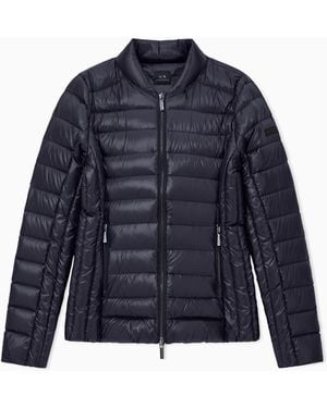ARMANI EXCHANGE Down Jacket Slim Fit - Blue