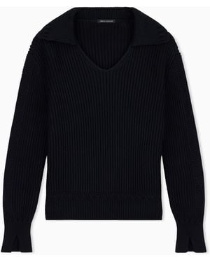 ARMANI EXCHANGE Regular Fit Pullover - Blue