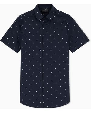 ARMANI EXCHANGE Shirt Slim Fit - Blue