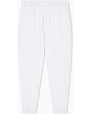 ARMANI EXCHANGE Jogger Trousers - White