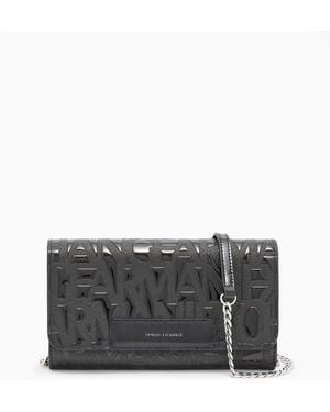 ARMANI EXCHANGE Wallet On Chain - Grey