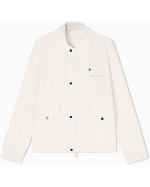 ARMANI EXCHANGE Ultralight Nylon Blouson - White