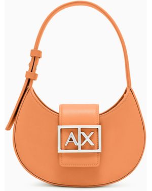 ARMANI EXCHANGE Mini Bag With An Outside Coating - Orange