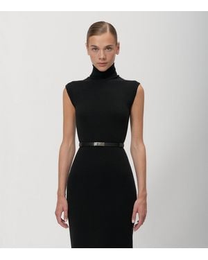 Arrita Studio Turtleneck Dress - Black