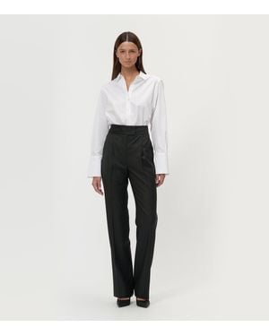 Arrita Studio High-Waisted Pants - White