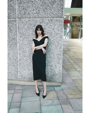 Arrita Studio Dress Shoulderless - Gray