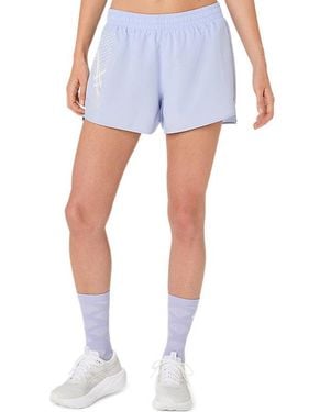 Asics Icon 4In Short - Blauw