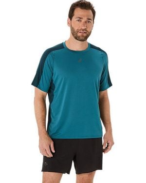Asics Fujitrail Elite Ss Top - Blu