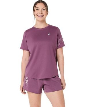 Asics Icon Ss Top - Purple