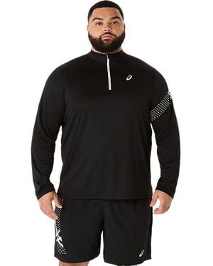 Asics ASICS ICON LS 1/2 ZIP - Negro