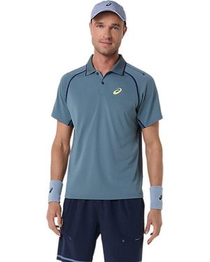 Asics MATCH POLO SS TOP - Blau