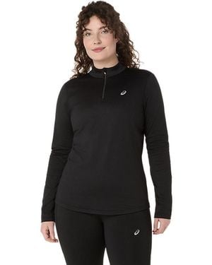 Asics Core Ls 1/2 Zip Winter Top - Zwart