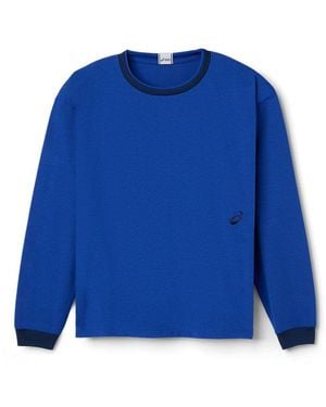 Asics Graphic Ls Tee - Bleu