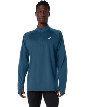 Asics SPORT WINTER 1/2 ZIP TOP - Azul