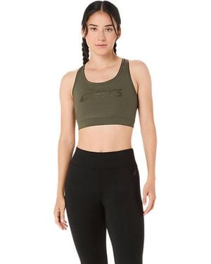 Asics Essential Logo Padded Bra - Black