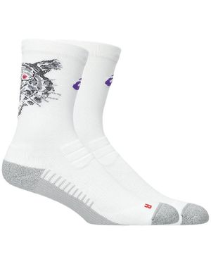 Asics Performance Run Sock Crew - Bianco