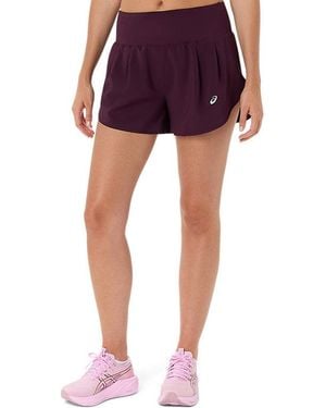 Asics Road 3.5In Short - Blauw