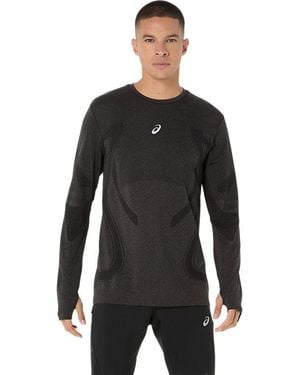 Asics ROAD SEAMLESS LS TOP - Schwarz